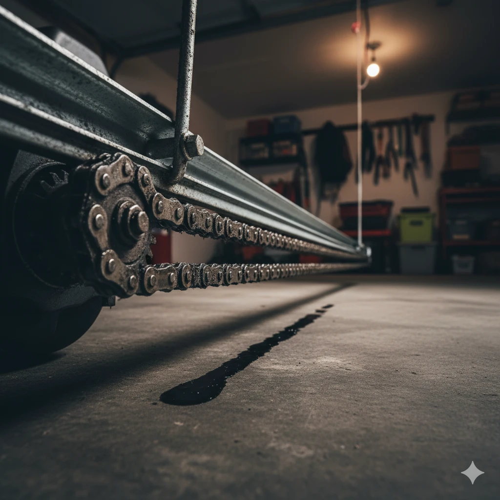 Garage door spring maintenance in Texas